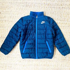 Nike Boys Blue Winter Coat
